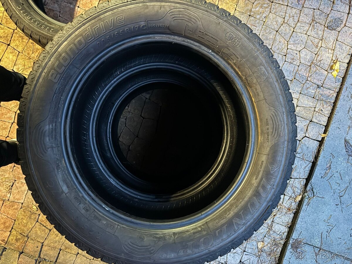 Sada letních dodávkových pneu 225/55/17C Dunlop - 3
