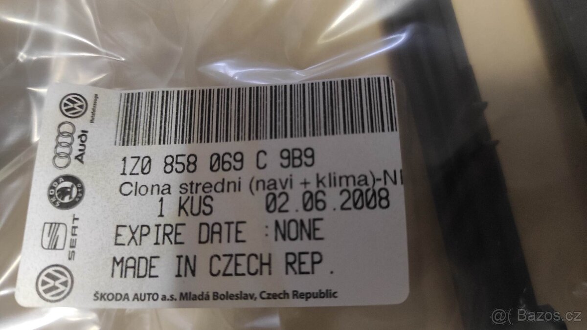Rámeček autorádia Škoda Octavia 2 - 3