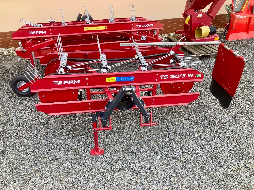 Obraceč a shrnovač sena pro traktor, malotraktor, 200cm - 3