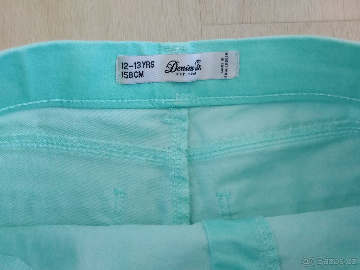 Dívčí tregíny zn. Denim Co vel.158 - 3