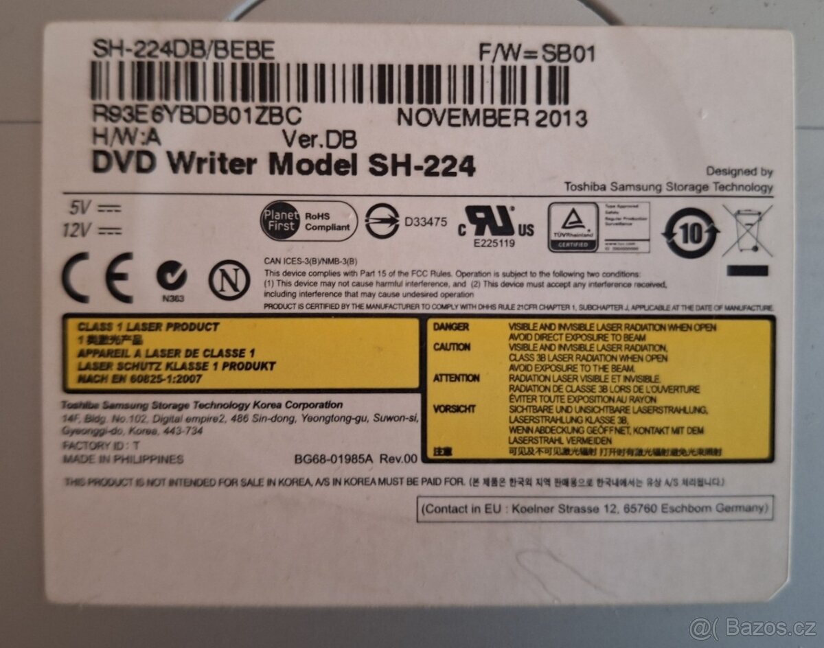 interní PC DVD vypalovačka - 3
