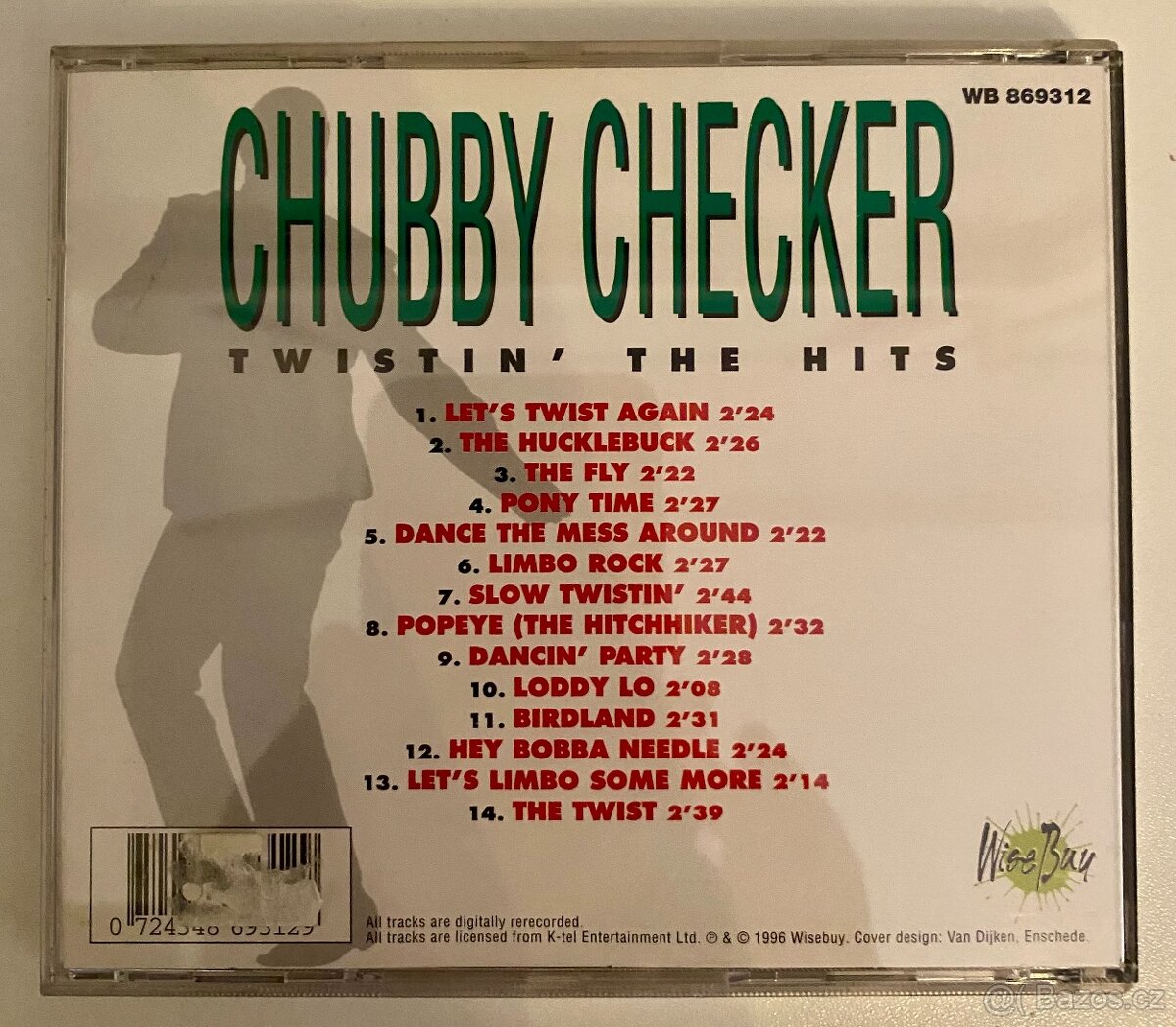CD CHUBBY CHECKER - TWISTIN THE HITS - 3