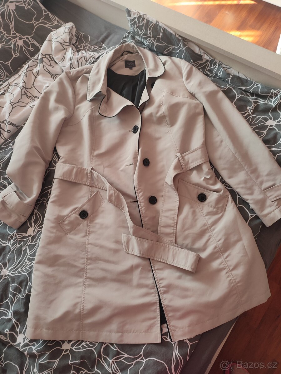 Dámský kabát trenčkot Marks &Spencer vel 42 - 3