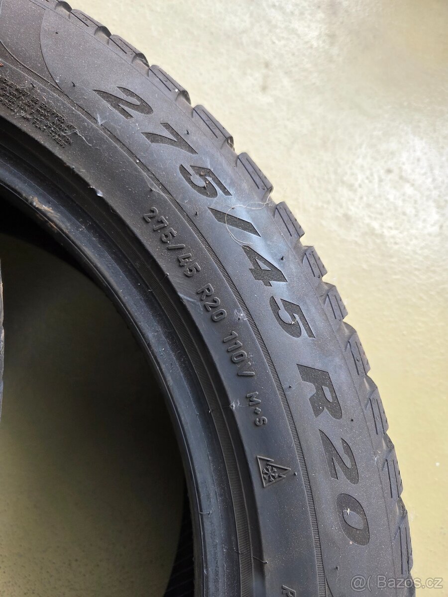 Zimní pneu BMW X5, X6 275/45 R20 Runflat - 3
