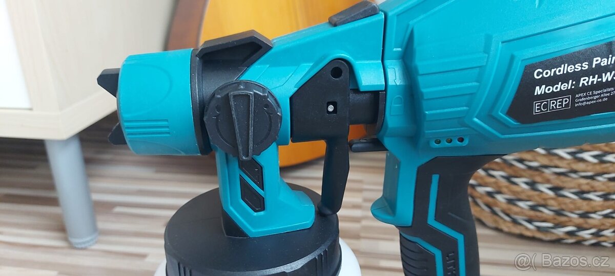 Stříkací Aku pistole Gisam, pro baterie Makita 18V, nová. - 3