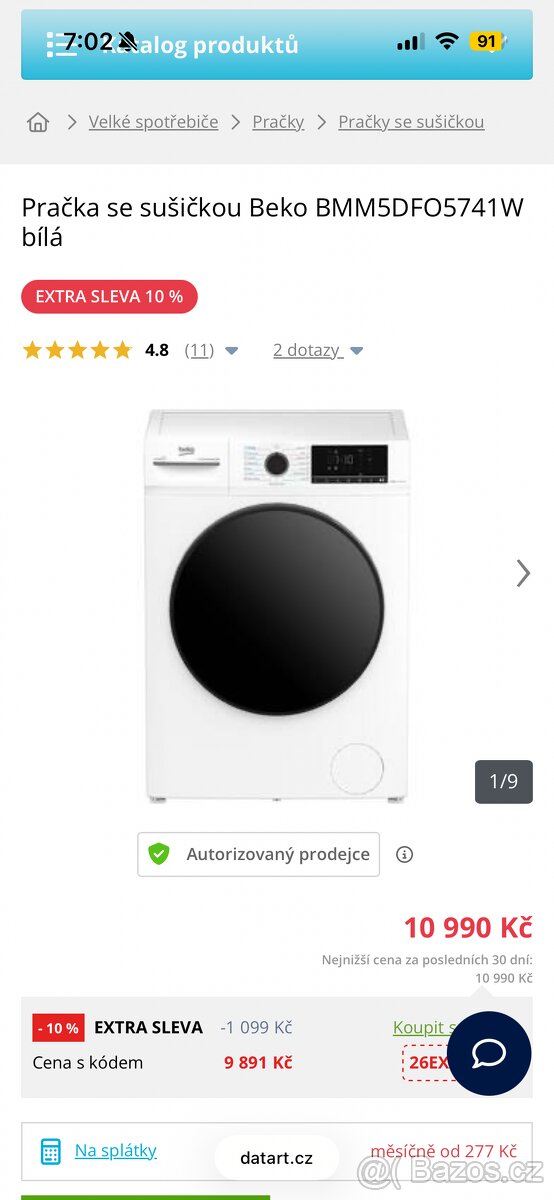 Pračka a Sušička Beko - 3