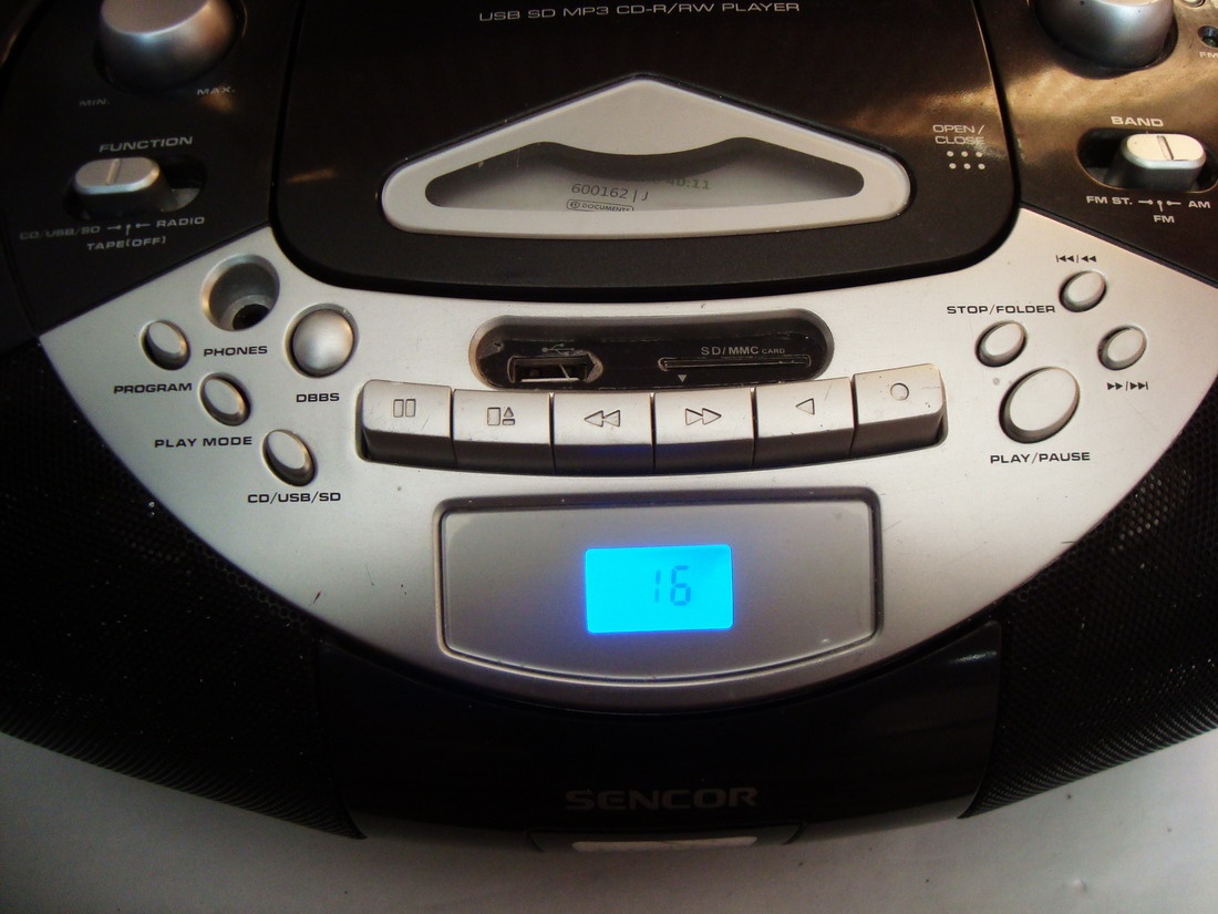 Přenosné radio Sencor CD, USB, SD - 3