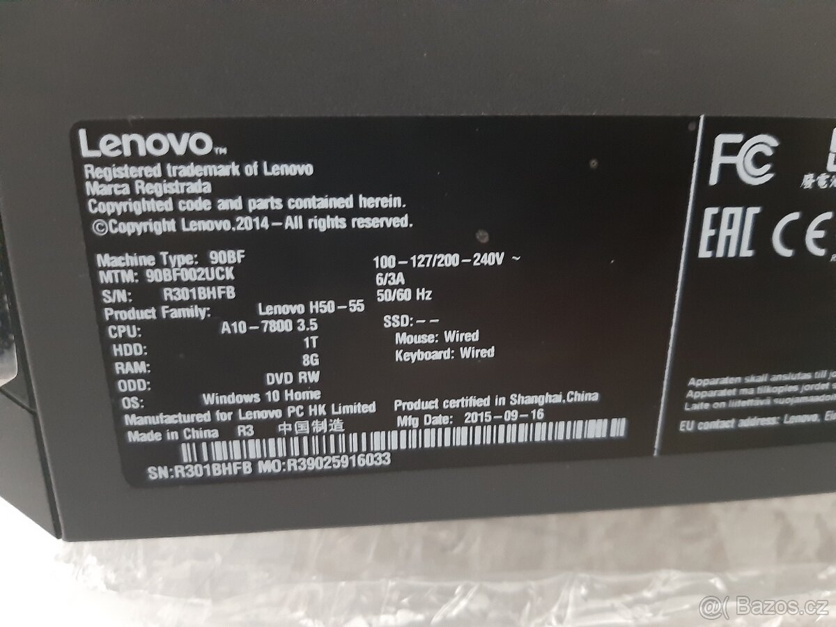 PC Lenovo H50-55 90BF - 3