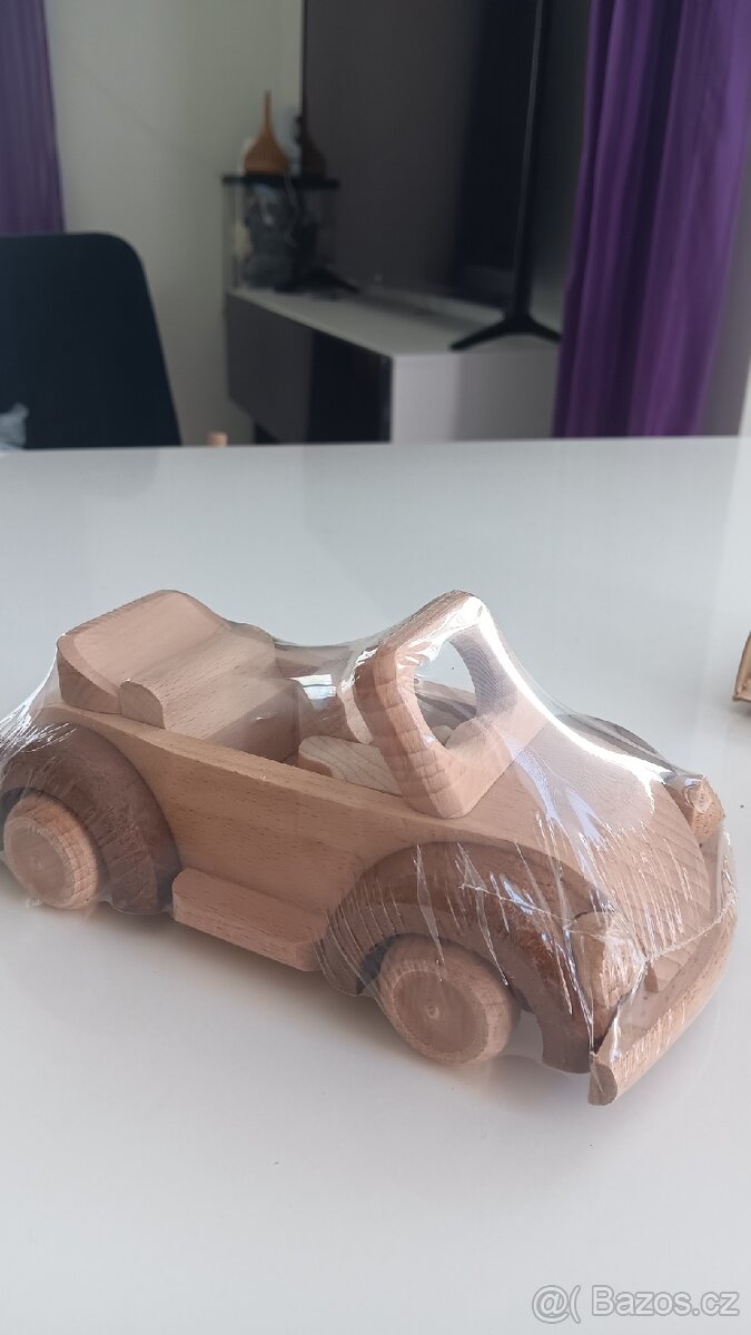 Dřevěné auto Brouk - 3