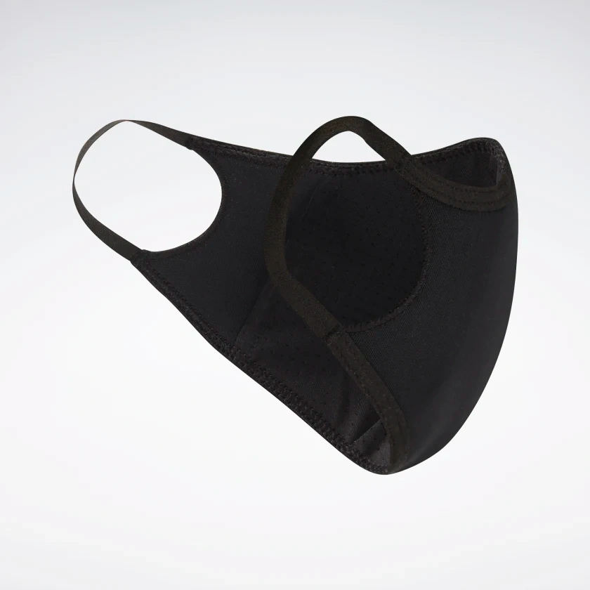 REEBOK rouška Face Covers M/L 3 in PACK (černá) - 3