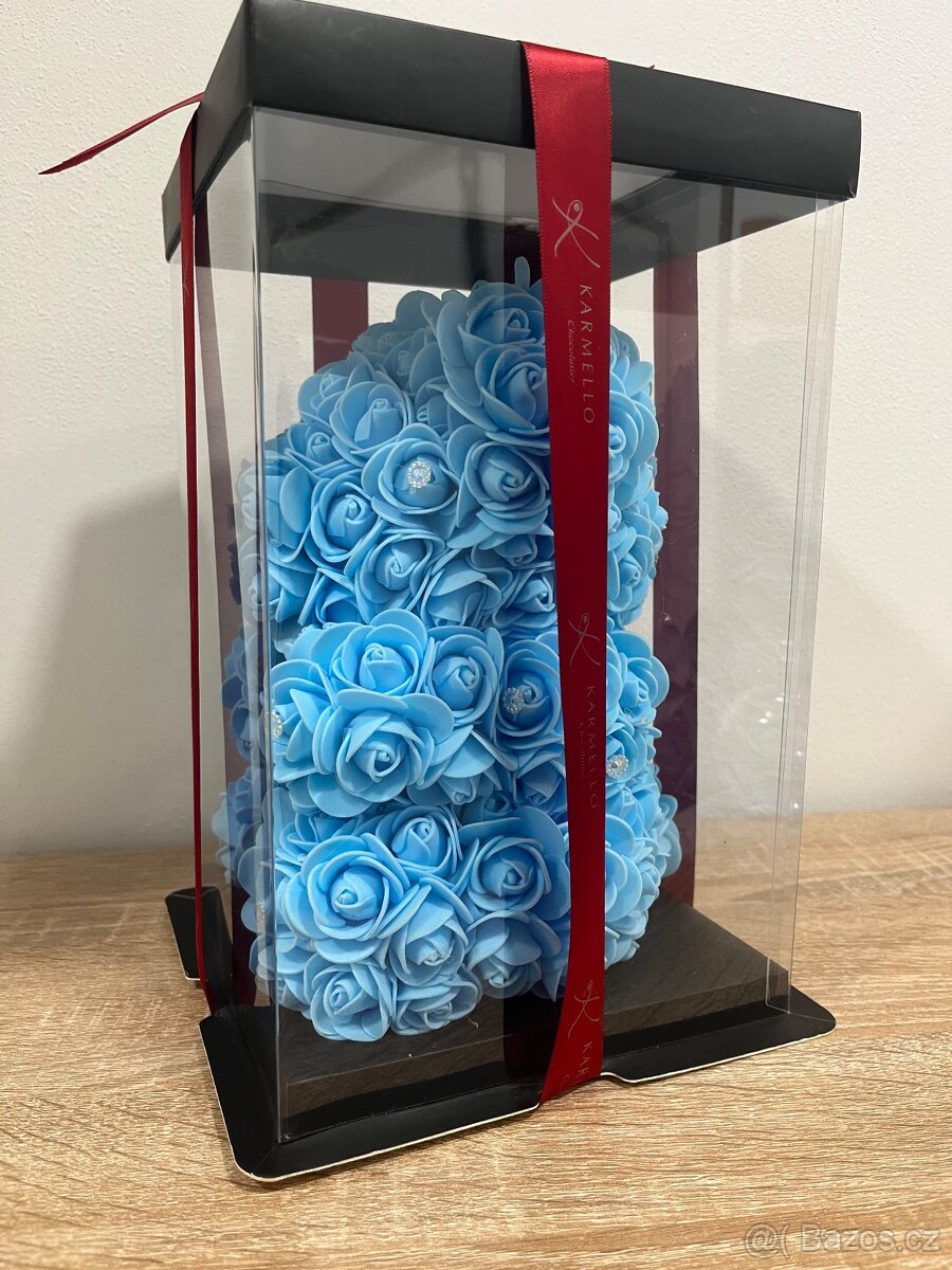 Medvídek z růží (český výrobek) - 3