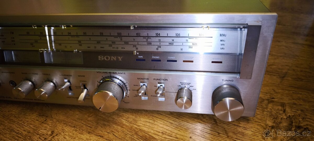 Vintage receiver SONY STR 414L(1978-79), velmi pěkný ,čti p - 3