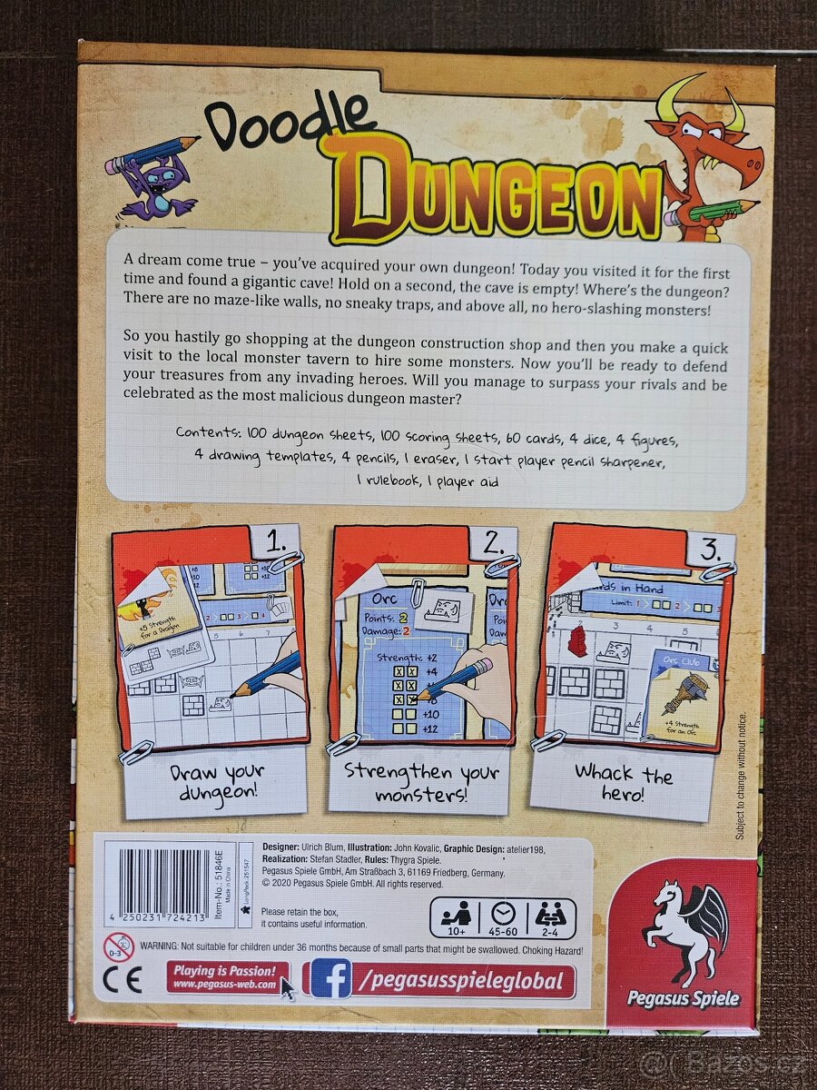 Desková hra Doodle Dungeon EN - 3