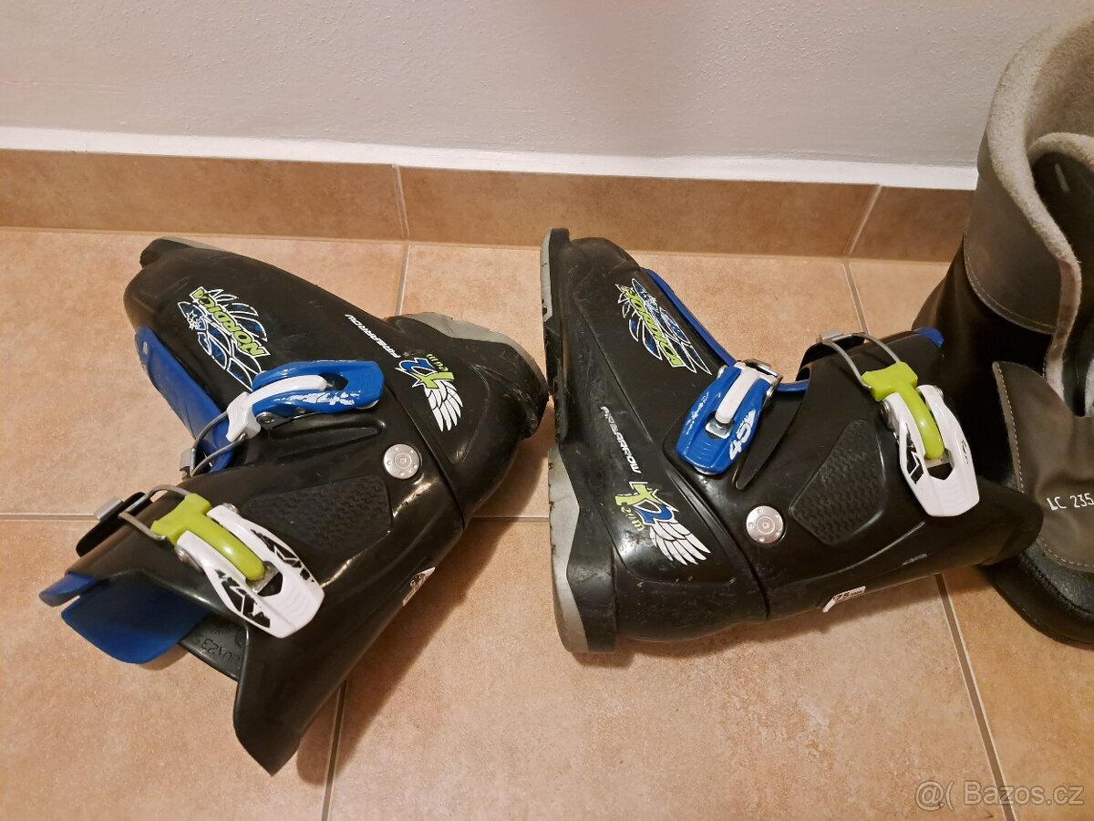 Dětské lyžařské boty, lyžáky, přezkáče vel. 22,5 - 3