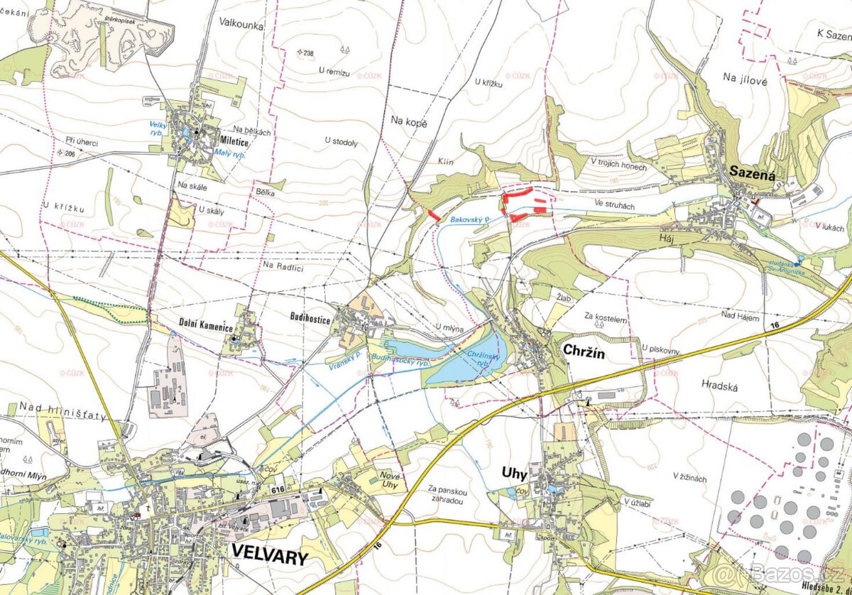 Zemědělská půda, prodej, Chržín, Kladno - 3
