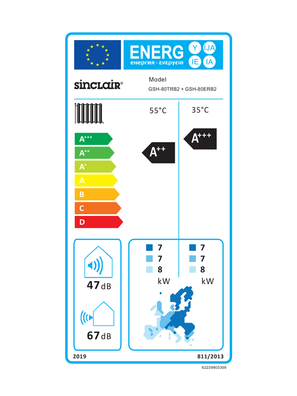 Tepelné čerpadlo SINCLAIR GSH-80TRB2 + GSH-80ERB2 - 3