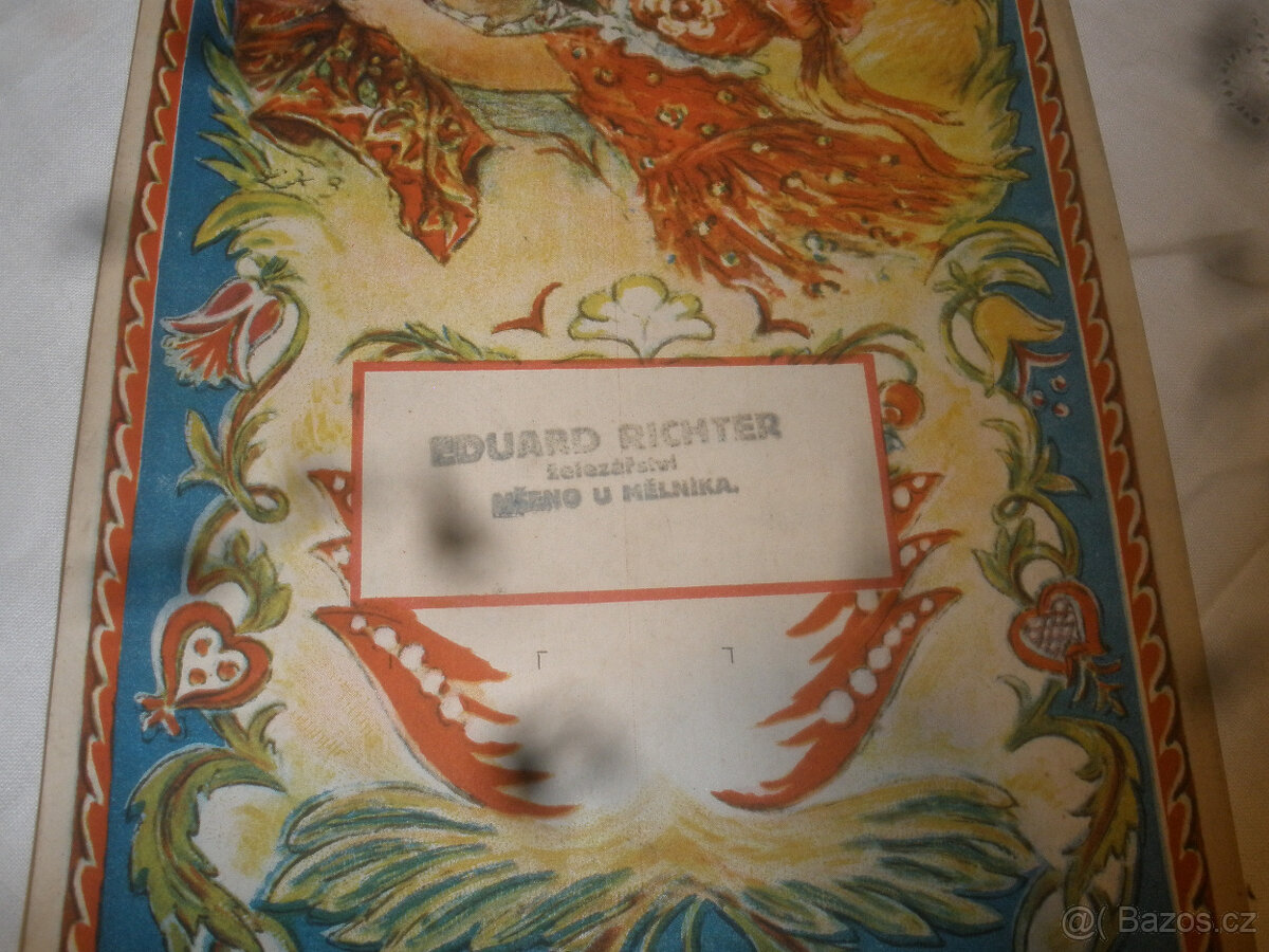 Stará reklama na kartonu - 3