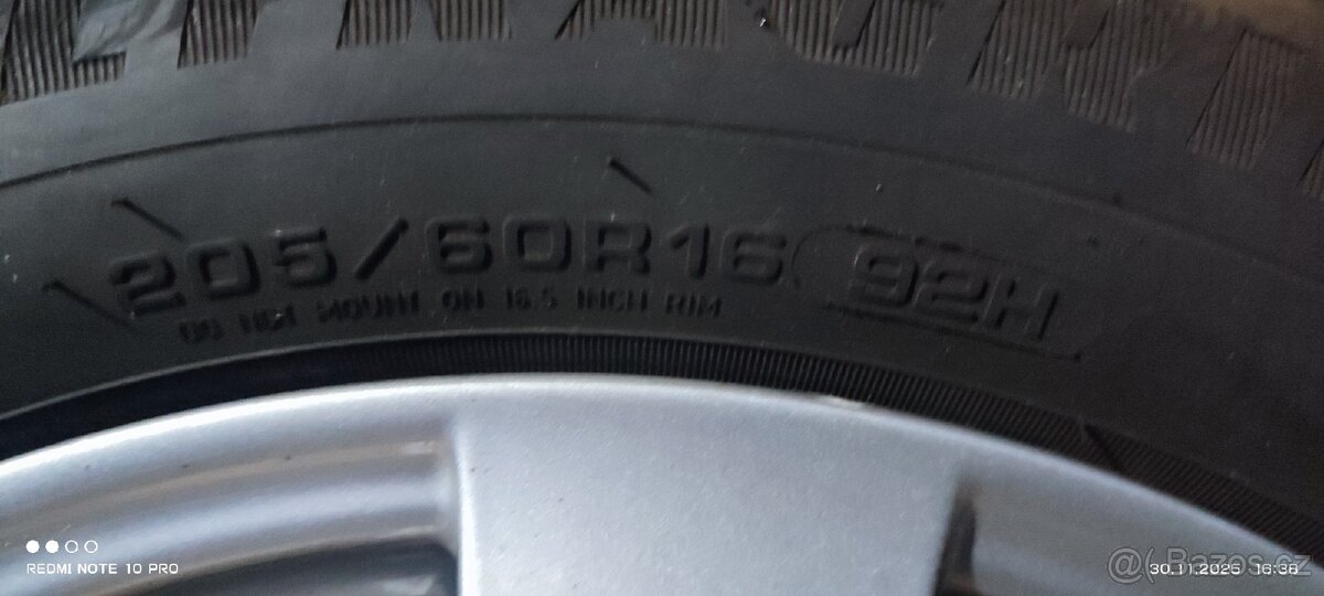 16"ALU 5x114,3 zimní pneu Goodyear 205/60 R16 - 3