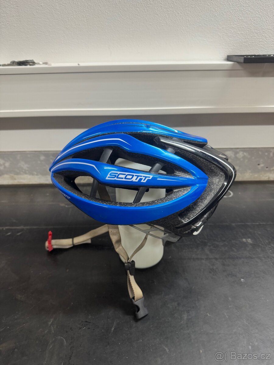SCOTT Cyklistická Přilba - Modrá/Černá - Velikost M - 3