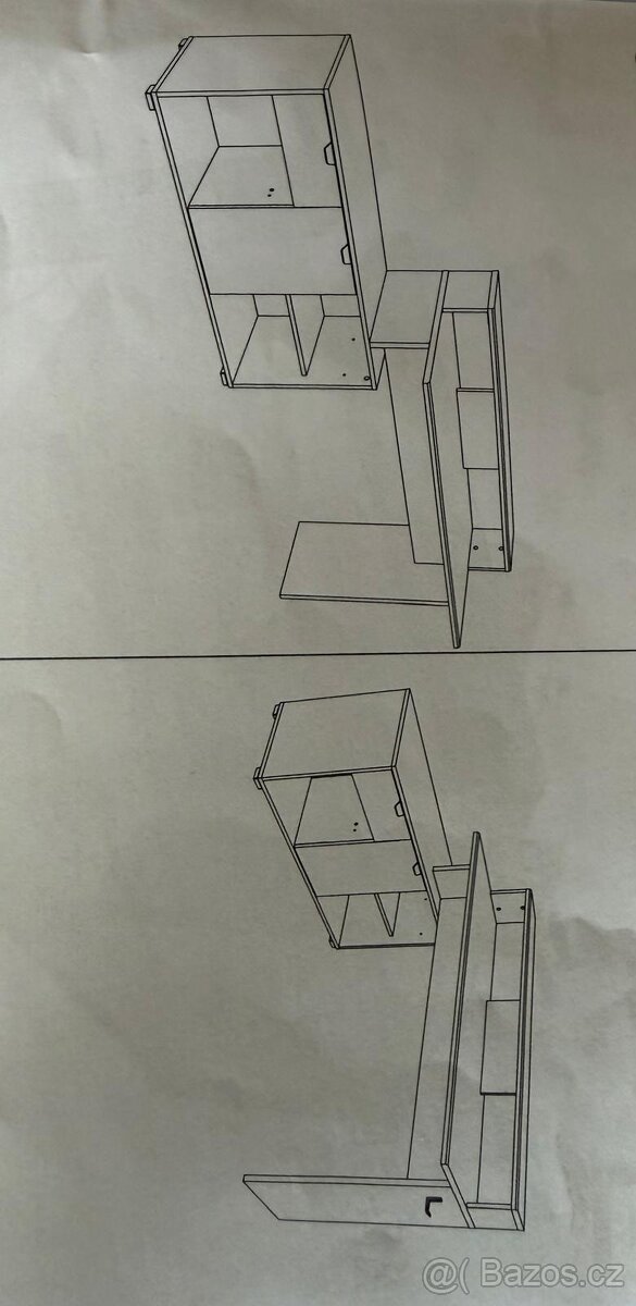 2x počítačový stůl - 3