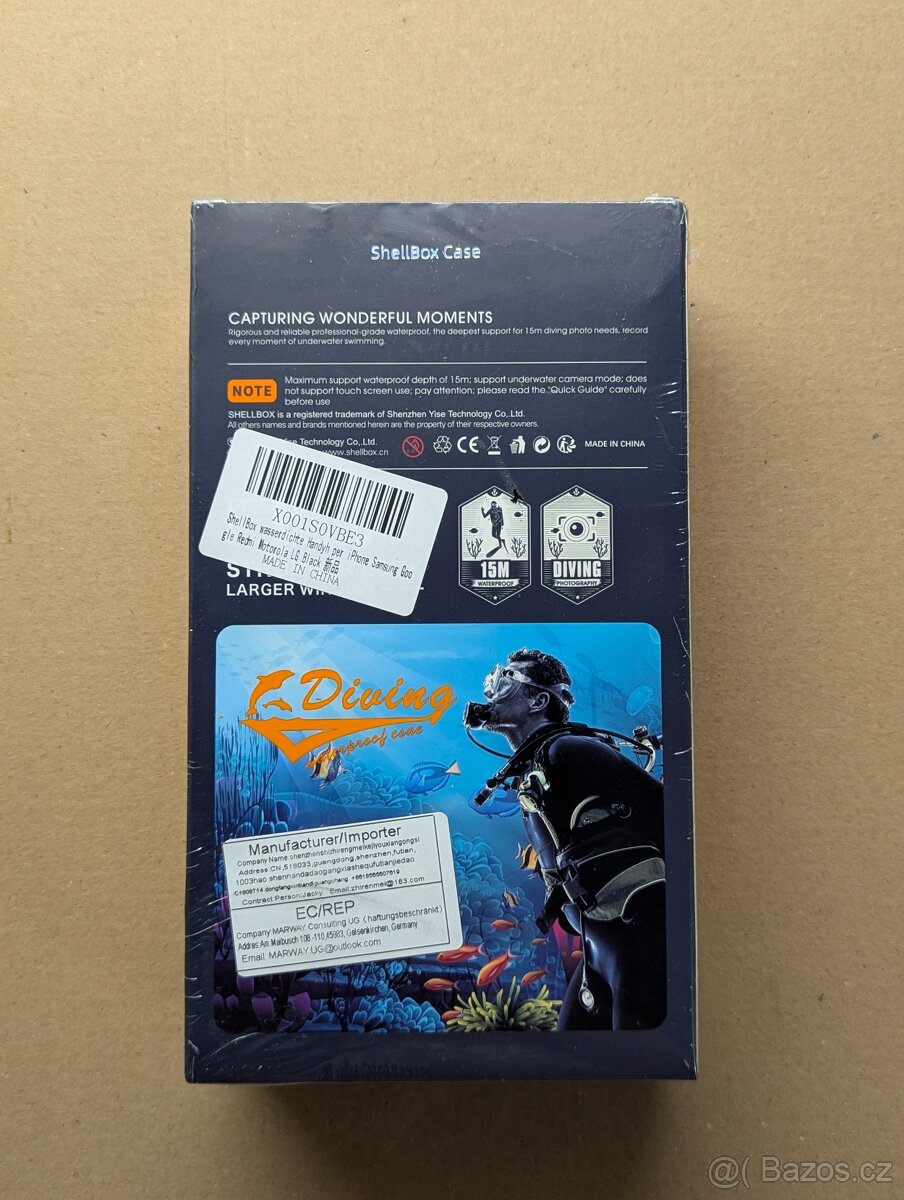 ShellBox Diving Waterproof Professional Case, 2nd - nové - 3