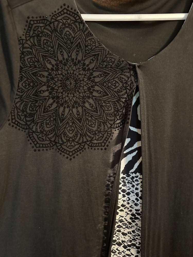 Černobílá halenka Desigual M / 38 / 10 - 3