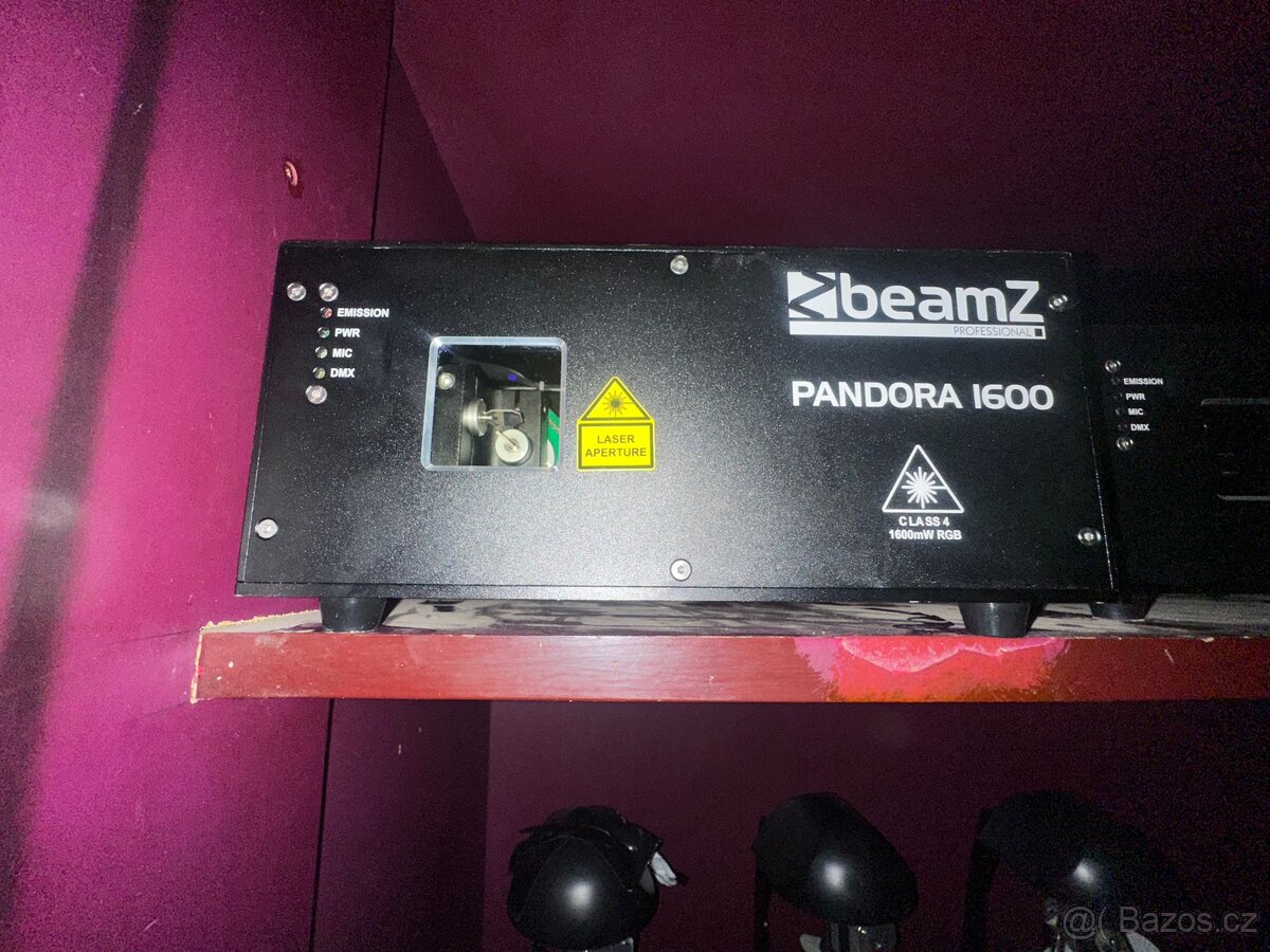 Prodám 4x laser Beamz pandora 1600+ 4x převodník Laserworld - 3