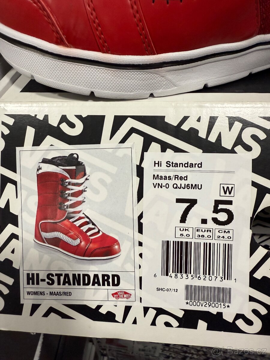 Nové Snowboard Boty Vans Hi-Standard - na nové, 38 vel. - 3