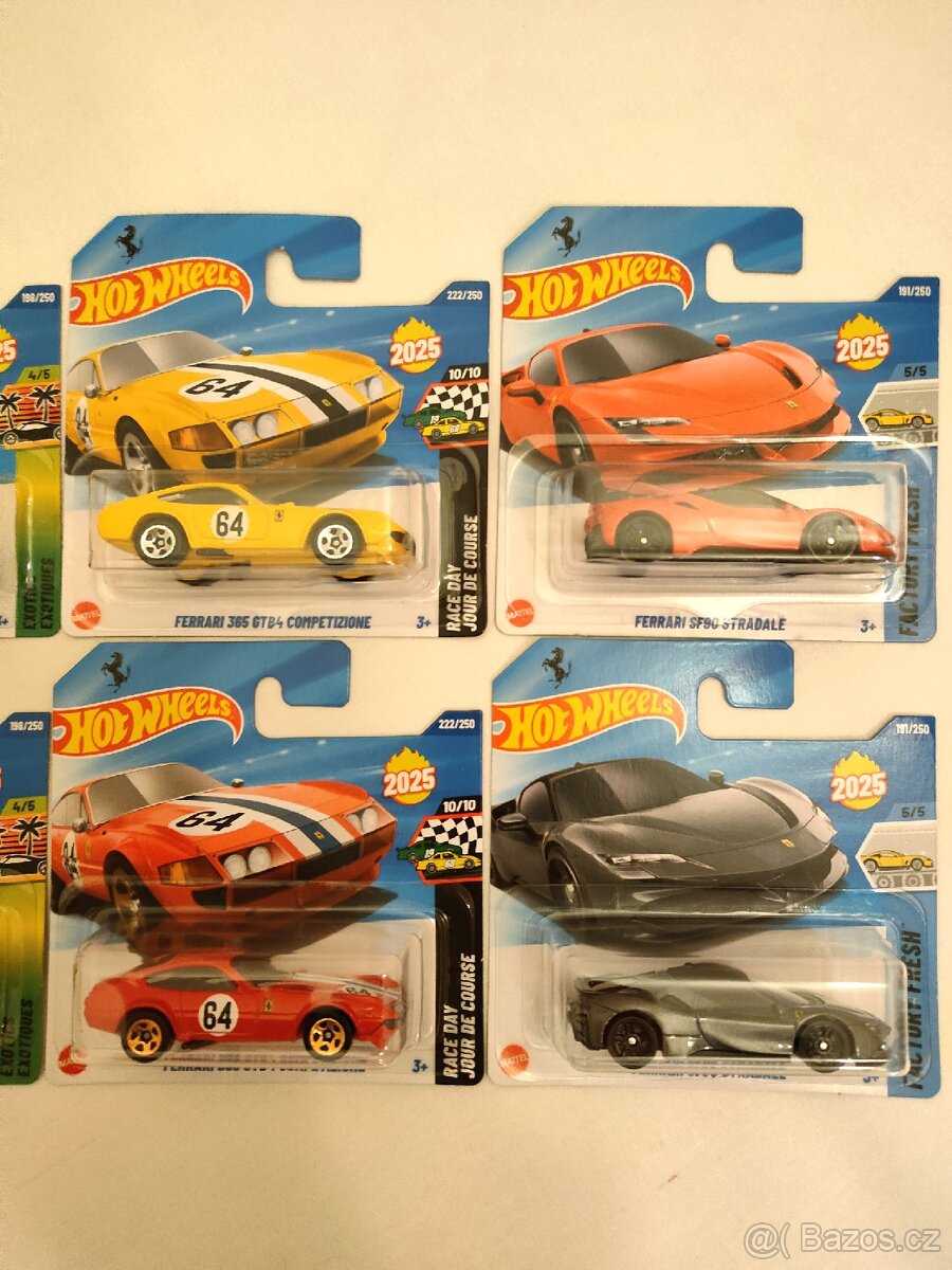 HOT WHEELS KOMPLETNÍ KOLEKCE FERRARI 2025/26 - 3