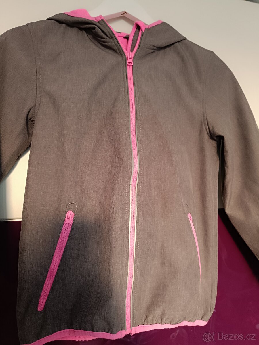 Softshellová bunda, šedá, vel. 134/140 - 3