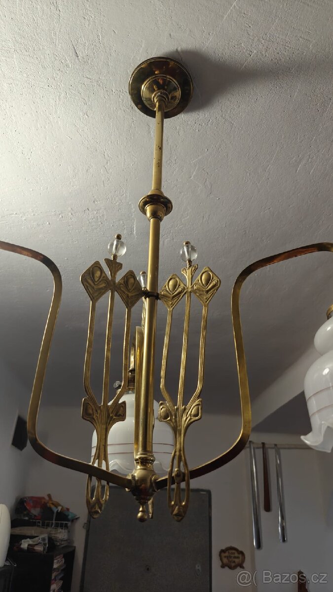Mosazný lustr - 3