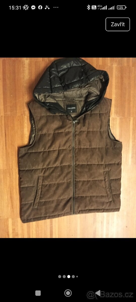 Pánská luxusní zimní vesta - 3
