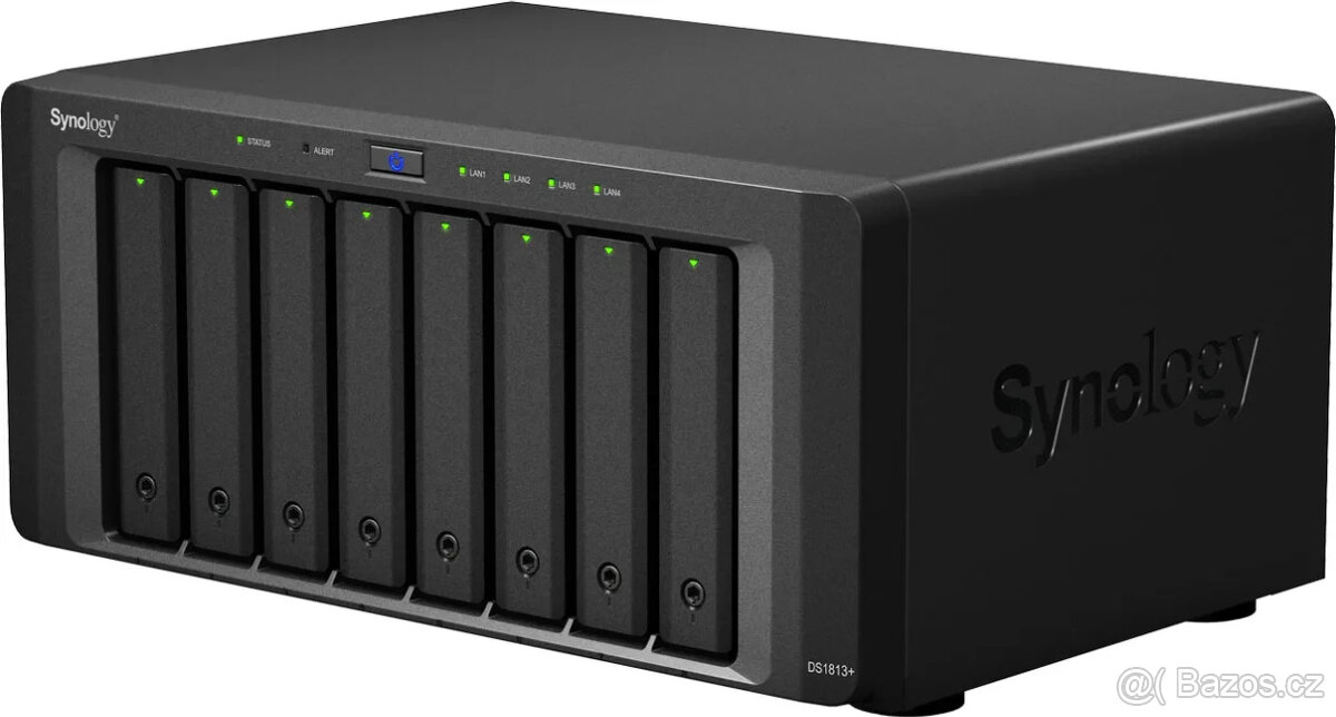 NAS Synology DS1813+ – 8× 3TB WD Red (24 TB, rozšiřitelné až - 3