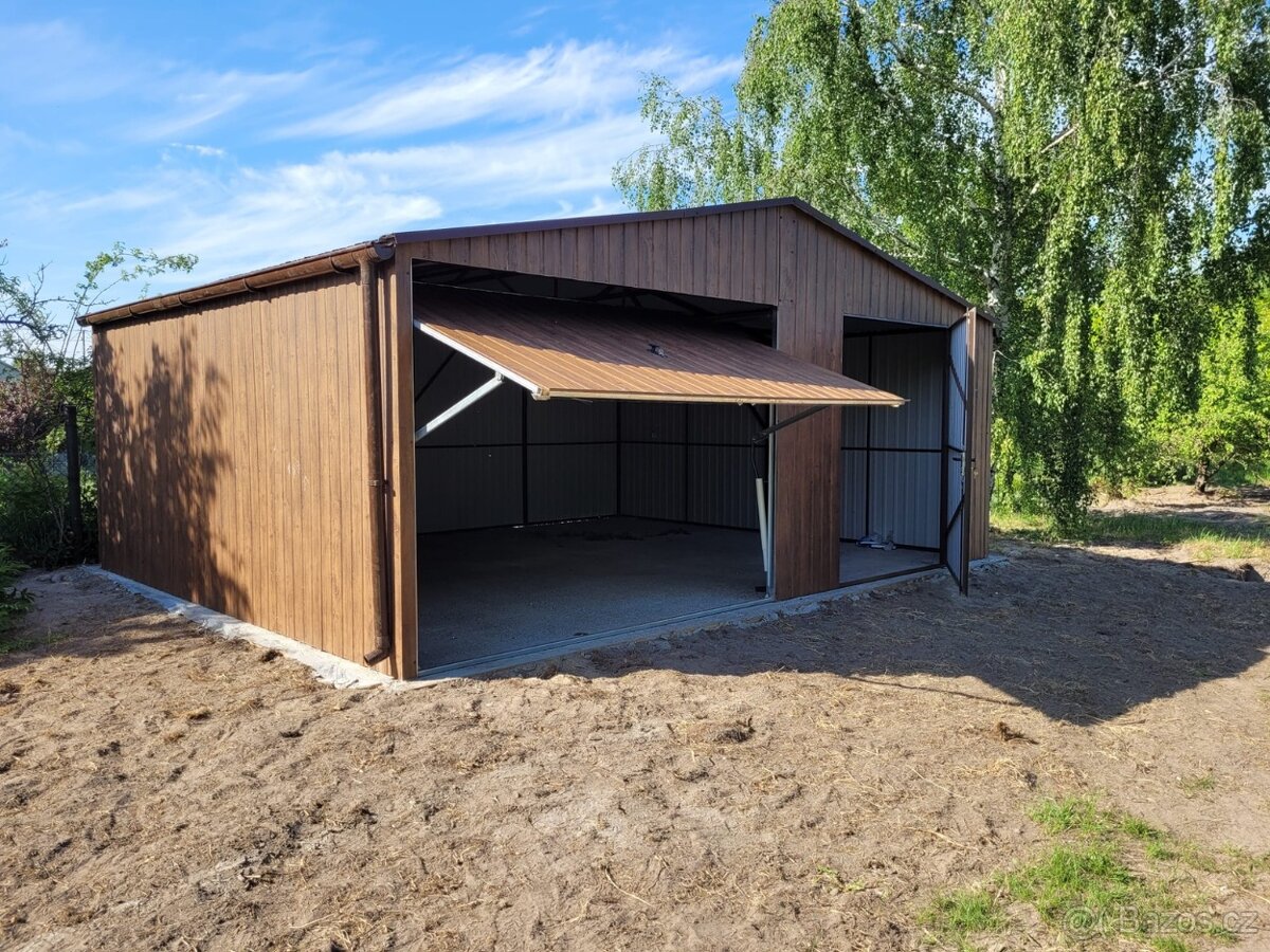 Plechová garáž 6x5 m - 3