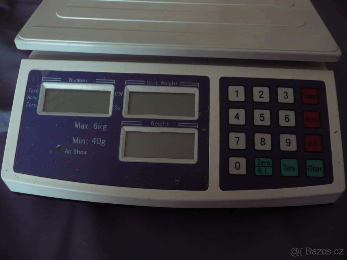 Počítací váha typ JCS-A Counting Scale. - 3