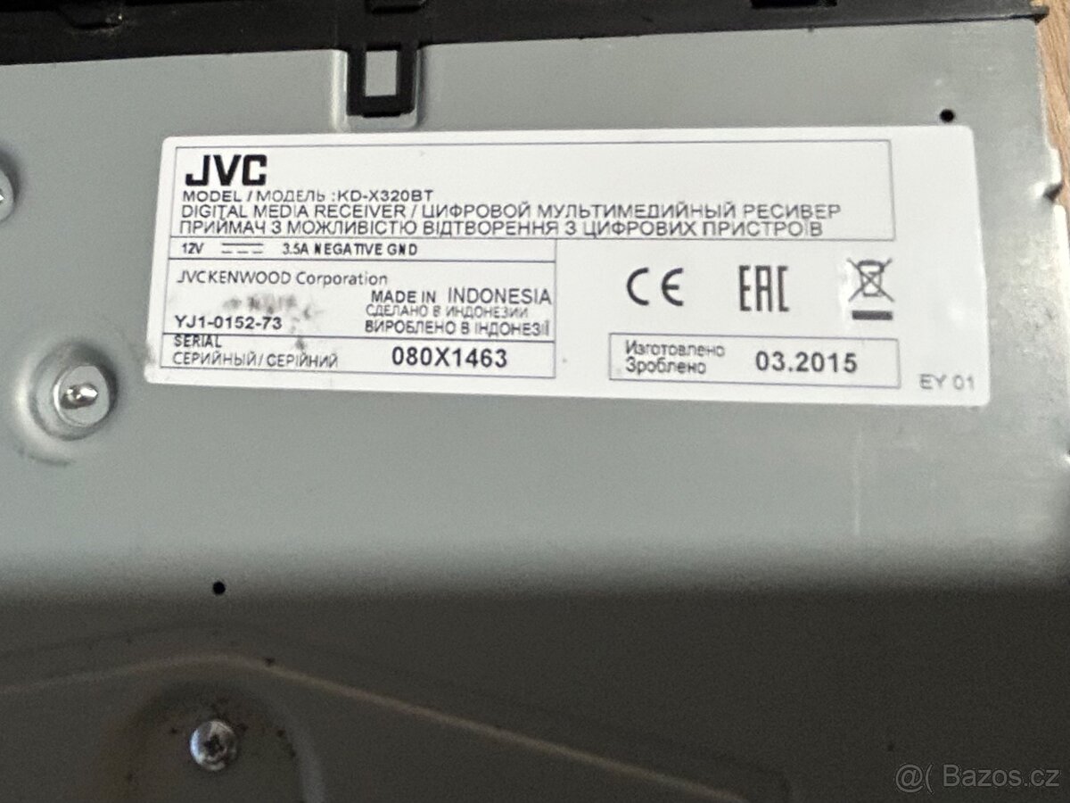 JVC KD X320BT - 3