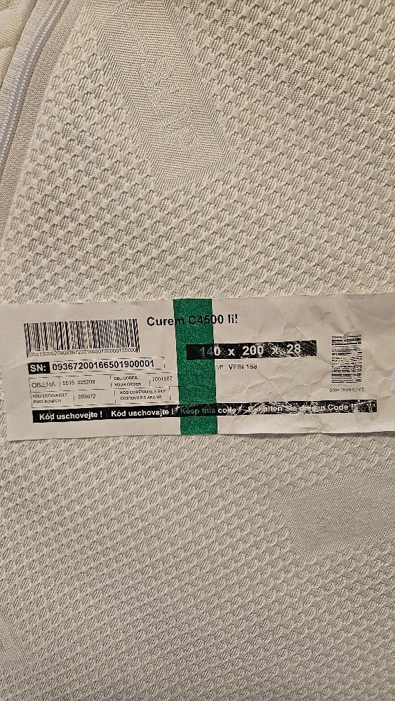 luxusní matrace CUREM 14020028 - 3