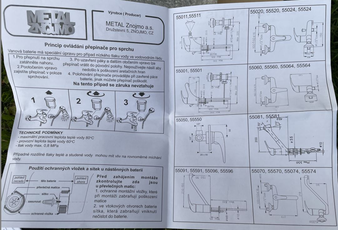 Podomítková baterie Metalia - 3