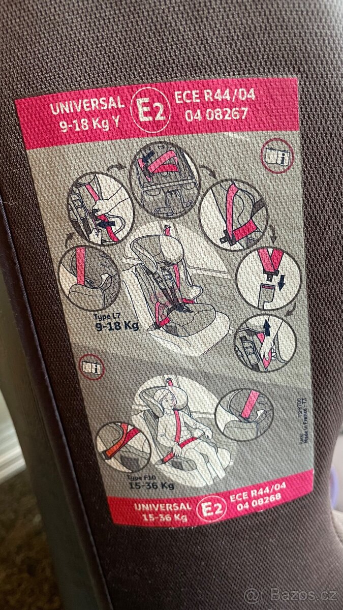 Autosedačka bez isofixu - 3