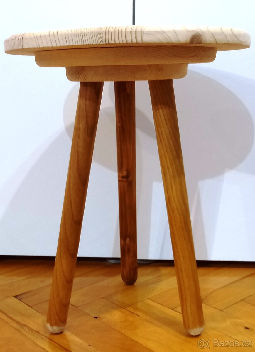 Květinový stolek na trojnožce,, - 3