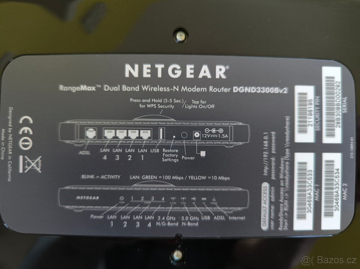 Netgear ADSL2+ modem/router - 3