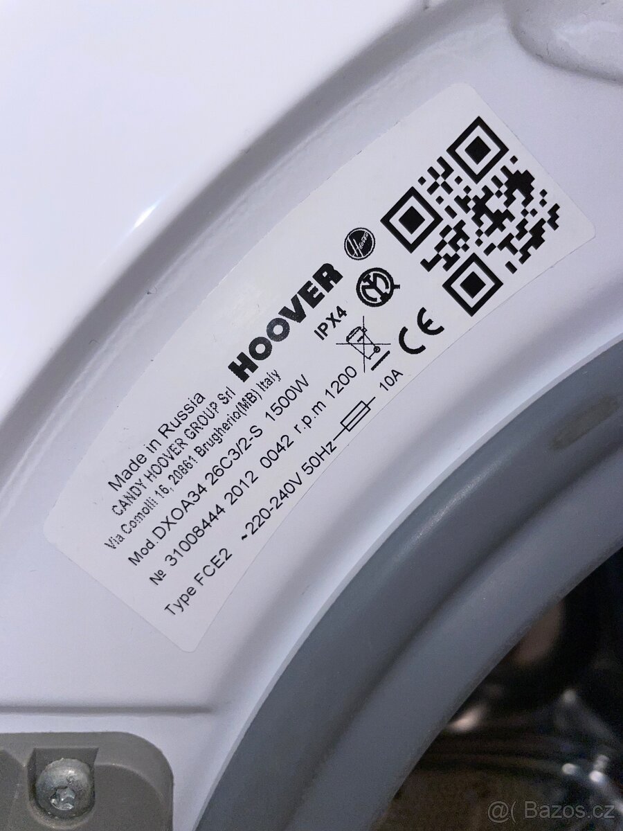 Pračka HOOVER - Praha 5 - 3