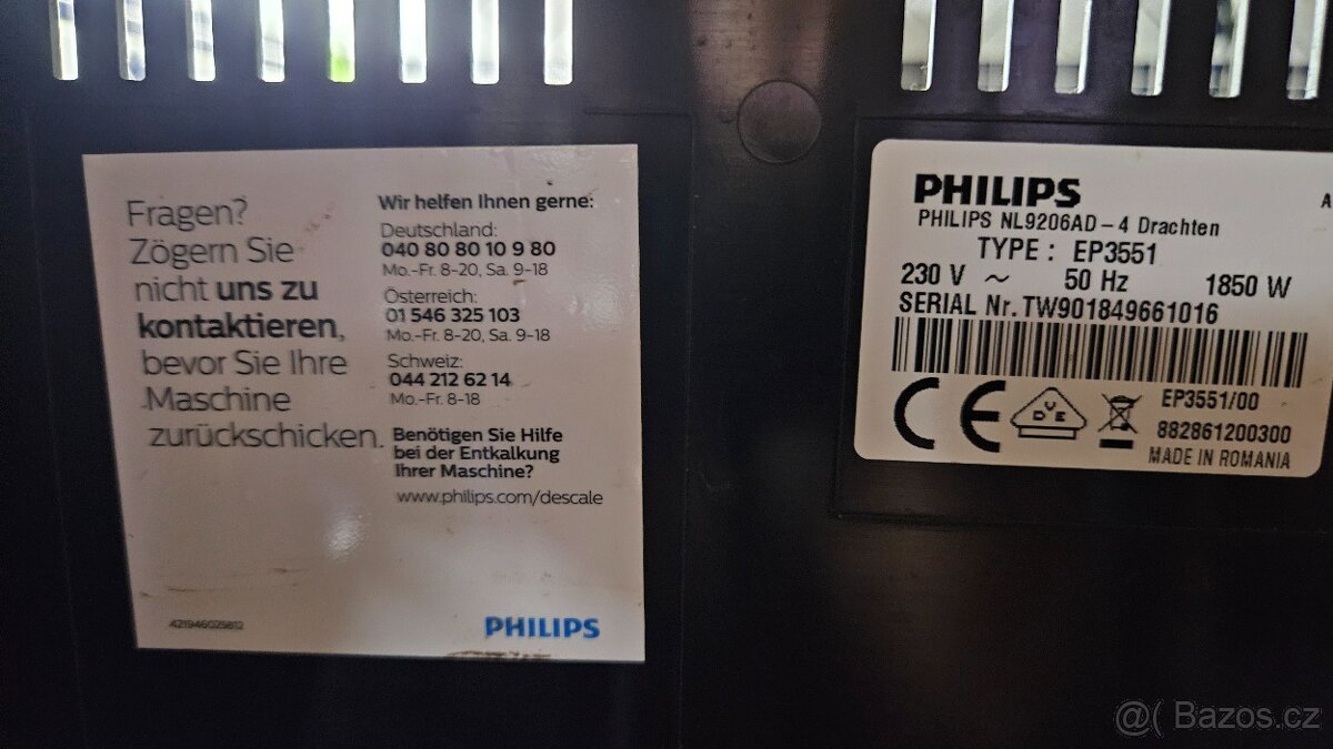 Kavovar Philips EP3551 - 3