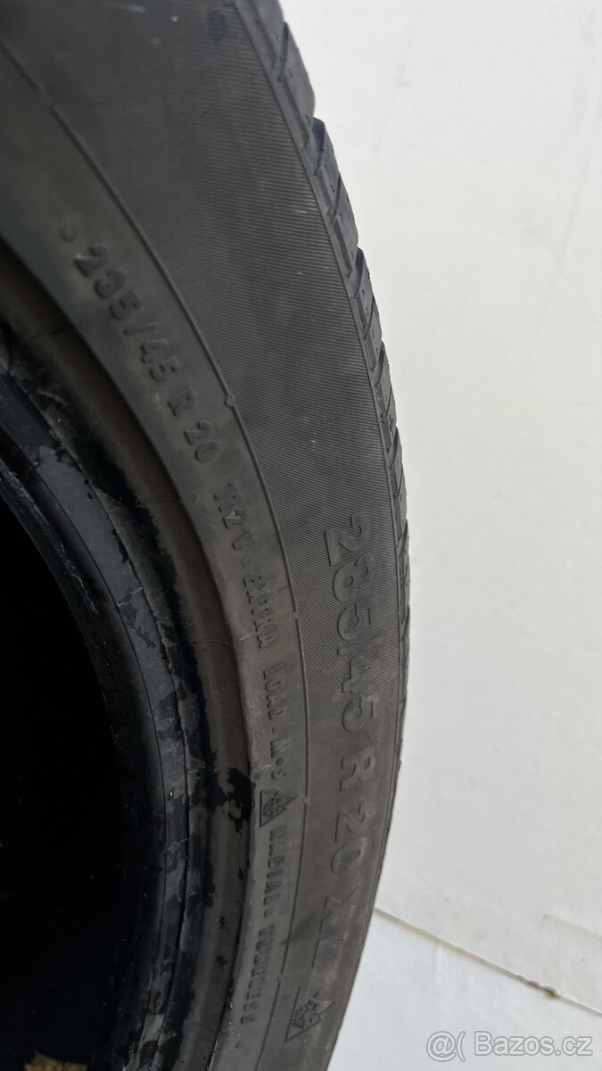 4x - zimní pneu - 285/45 R20 112V - CONTINENTAL - 7mm - 3