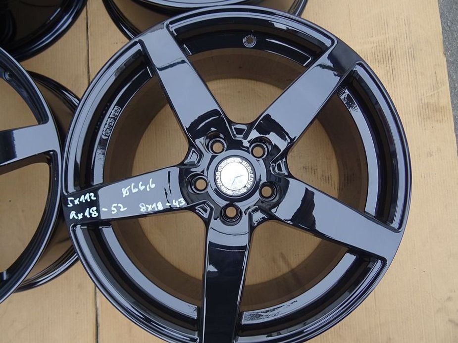 Alu disky dvourozměr Mercedes, 18", 5x112, ET 43, šíře 8,5J - 3