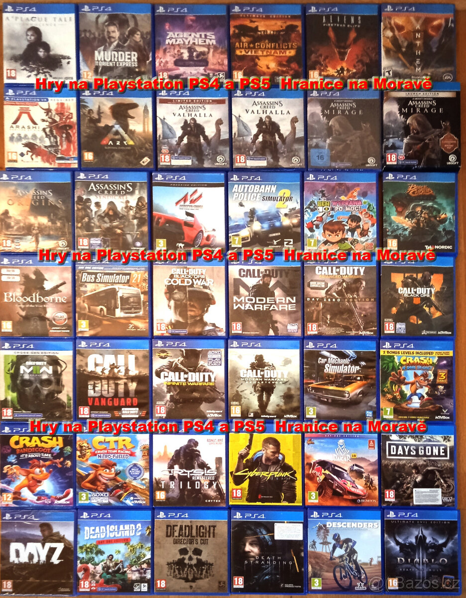 Hry na Playstation PS4 a PS5 - 3.část - 3