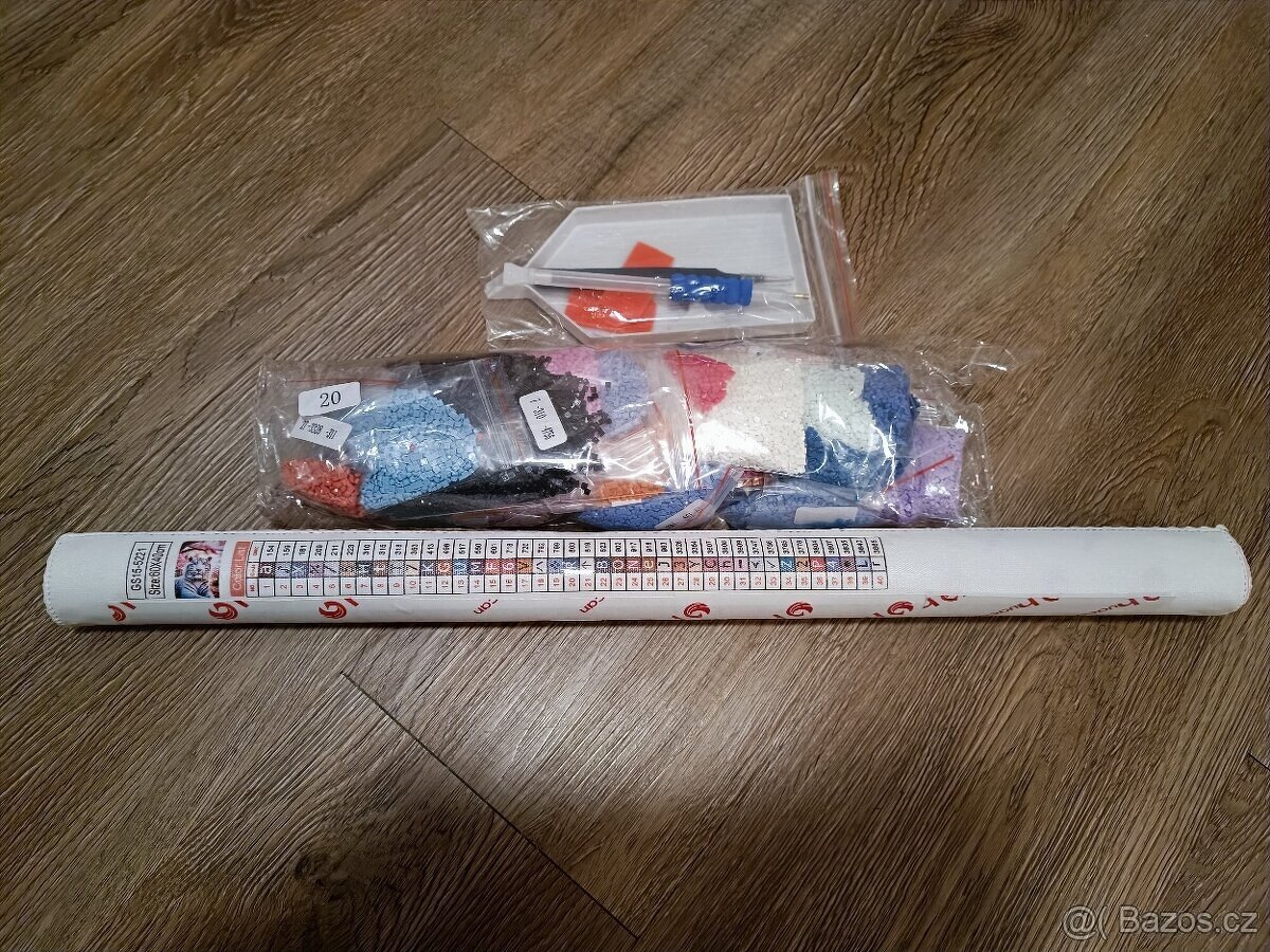 Diamantové malování - tygr pod stromy - 3