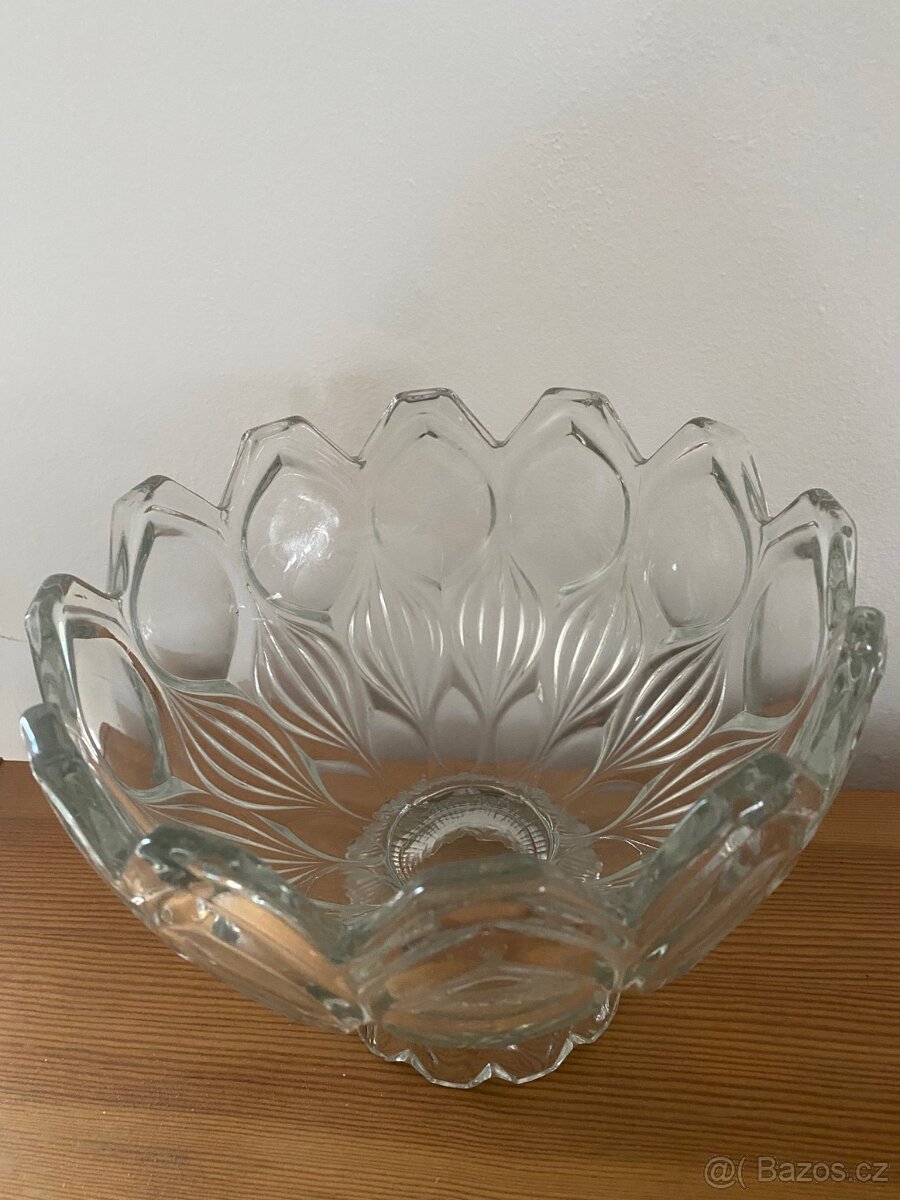 SKLENĚNÁ RETRO MÍSA NA NOŽCE - 3