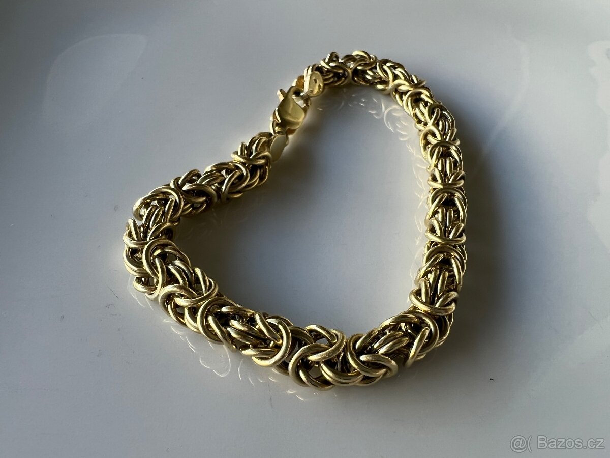 Zlatý náramek Královsky 45g - 3