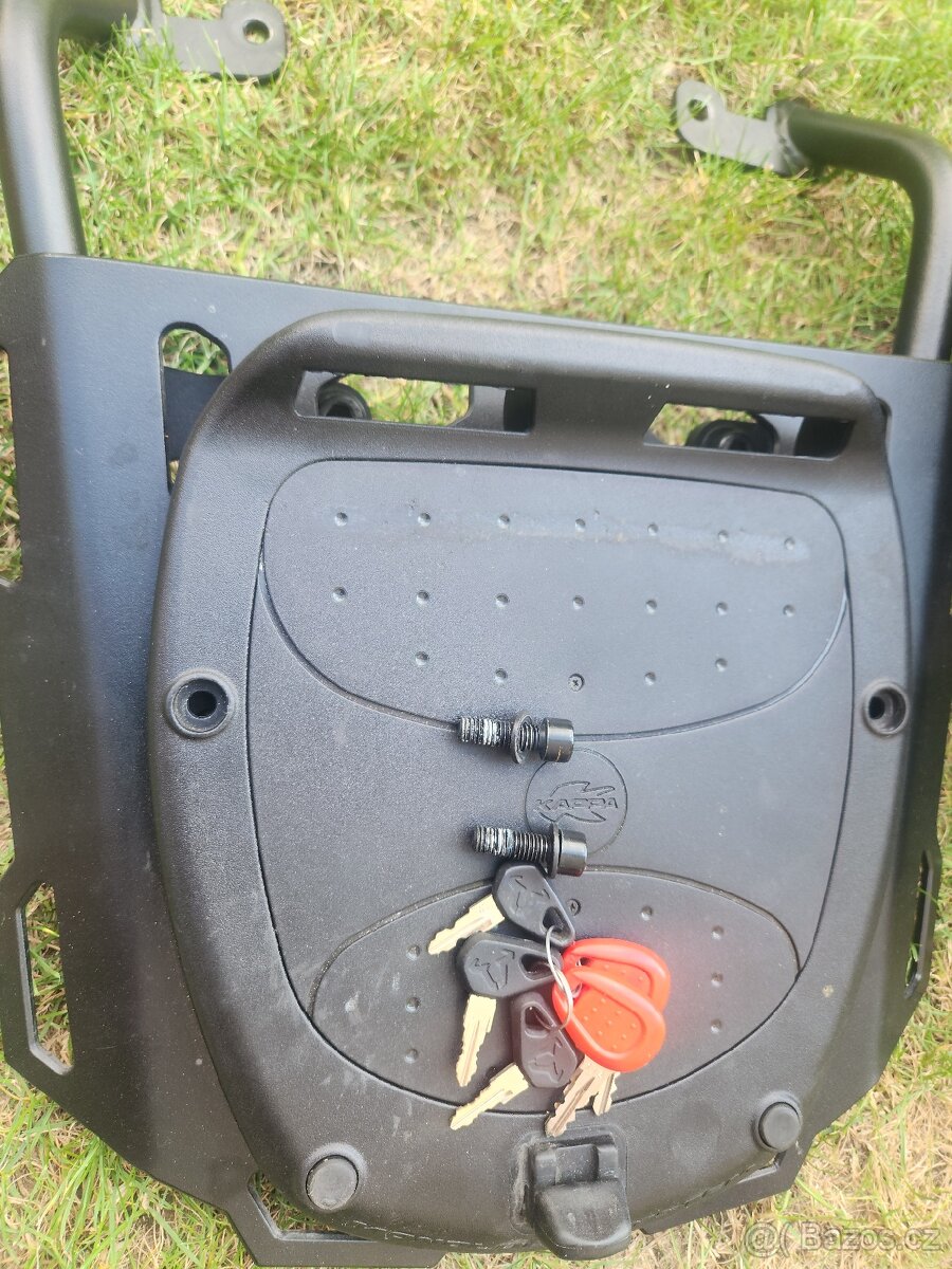 Zadní kufr Kappa na motorku s plotnou/ držákem - 3